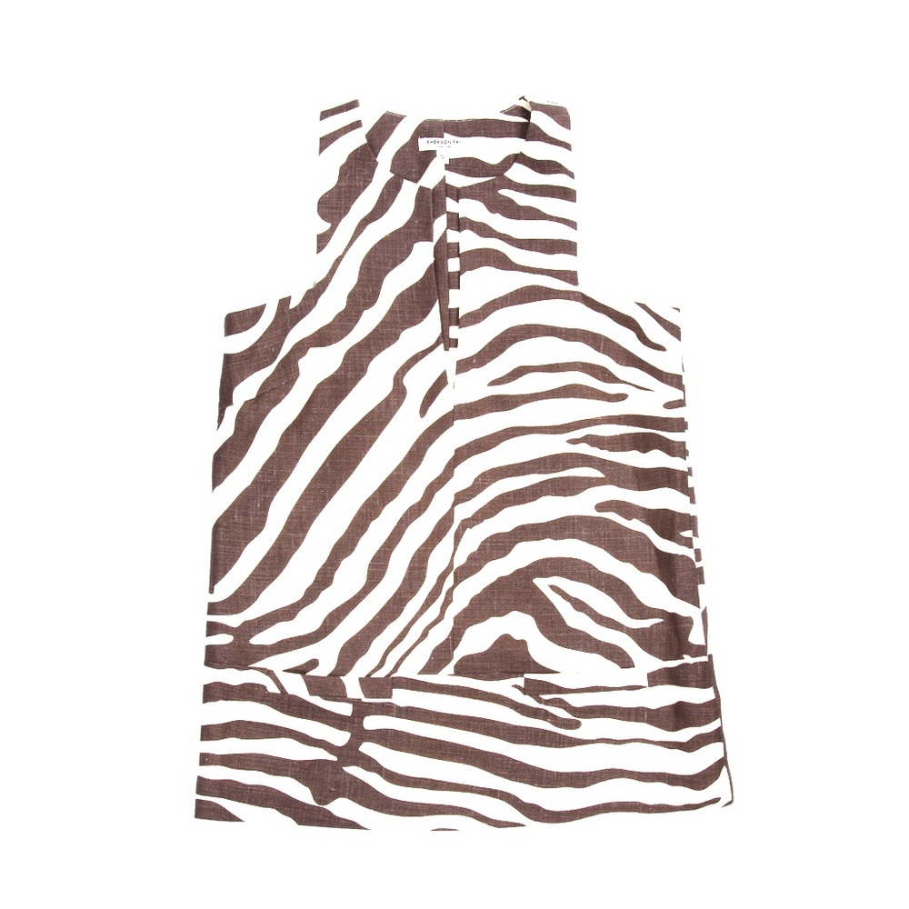 Emerson Fry Mod Top Small Zebra Print
